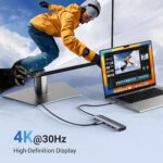 UGREEN 15214 USB-C Docking Station – HDMI 4K@30Hz, 2× USB 3.0, USB-C, SD/TF, PD - Image 7