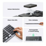 UGREEN 15258 Ultra-Slim Wireless Keyboard - Image 5