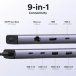 UGREEN 15375 USB-C Docking Station – HDMI 4K@60Hz, 2× USB 3.0, 2× USB-C, Gigabit LAN, SD/TF, PD - Image 2