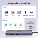 UGREEN 15375 USB-C Docking Station – HDMI 4K@60Hz, 2× USB 3.0, 2× USB-C, Gigabit LAN, SD/TF, PD - Image 7