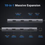 UGREEN 15534 USB-C Docking Station – 2× HDMI 8K@30Hz, 3× USB-A, USB-C, Gigabit LAN, SD/TF, PD - Image 4
