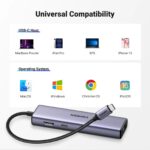 UGREEN 15598 USB-C Docking Station – HDMI 4K@30Hz, 3× USB 3.0, Gigabit LAN, PD - Image 7