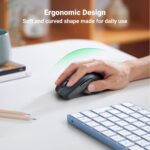 UGREEN 15807 Ergonomic Wireless Mouse – Bluetooth 5.0 (White, AA Battery Not Included) - Image 2