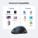 UGREEN 15807 Ergonomic Wireless Mouse – Bluetooth 5.0 (White, AA Battery Not Included) - Image 8