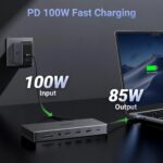 UGREEN 15978 USB-C Docking Station – 2× HDMI 4K@60Hz, DP, 4× USB-A, USB-C, Gigabit LAN, SD/TF, 3.5mm, PD - Image 5