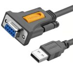 UGREEN 20201 USB 2.0-A to DB9 RS-232 Serial Adapter Cable – Male-to-Female, 1.5m - Image 2