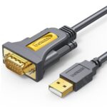 UGREEN 20222 USB 2.0-A to DB9 RS-232 Serial Adapter Cable – Male-to-Male, 2m