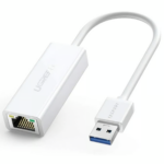 UGREEN 20255 USB 3.0 A To Gigabit Ethernet Adapter White ABS 10cm