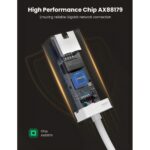 UGREEN 20255 USB 3.0 A To Gigabit Ethernet Adapter White ABS 10cm - Image 3