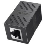 UGREEN 20390 RJ45 Ethernet Cable Extender Adapter Black 1PCS - Image 2