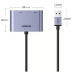 UGREEN 20518 USB 3.0 to HDMI+VGA converter Supported Dual-screen display (same screen) - Image 2