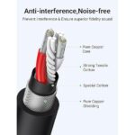 UGREEN 20710 Cannon (XLR) Microphone Extension Cable – Male-to-Female, 2m (Black) - Image 4