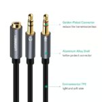 UGREEN 20899 3.5mm Audio Splitter Cable, Aluminum Case – Female-to-2-Male (Black) - Image 3