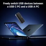 UGREEN 25098 USB 3.0 Sharing Switch 2 In 4 Out Input: 2XUSB-C；Output 3XUSB-A, 1XUSB-C - Image 2