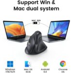 UGREEN 25444 Multi-Mode Vertical Wireless Mouse - Image 7
