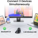 UGREEN 25444 Multi-Mode Vertical Wireless Mouse - Image 4