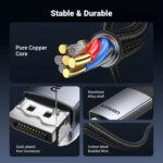 UGREEN 25491 DisplayPort to HDMI 4K Cable – Male-to-Male, 3m - Image 3