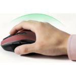 UGREEN 25752 Ergonomic Wireless Mouse – 2.4GHz & Bluetooth (Red, AA Battery Not Included) - Image 4