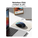 UGREEN 25753 Ergonomic Wireless Mouse – 2.4GHz & Bluetooth (Blue, AA Battery Not Included) - Image 4