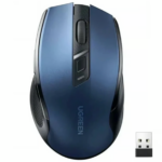 UGREEN 25753 Ergonomic Wireless Mouse – 2.4GHz & Bluetooth (Blue, AA Battery Not Included)