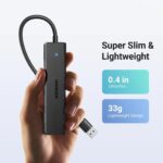 UGREEN 25851 USB 3.0 4-Port Hub – 0.2m Cable (Black) - Image 6