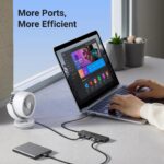 UGREEN 25851 USB 3.0 4-Port Hub – 0.2m Cable (Black) - Image 4