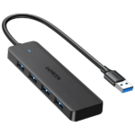 UGREEN 25851 USB 3.0 4-Port Hub – 0.2m Cable (Black)