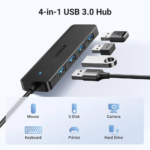 UGREEN 25946 USB 3.0 4-Port Hub – 0.6m Cable (Black) - Image 2