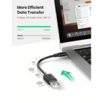 UGREEN 30701 USB-C to USB 3.0-A OTG Cable – Male-to-Female (Black) - Image 2