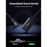 UGREEN 30724 USB-A To 3.5mm External Stereo Sound Adaptor Black 15CM - Image 5