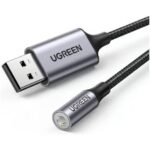 UGREEN 30757 USB-A To 3.5mm External Stereo Sound Adapter - Image 2