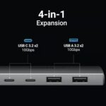 UGREEN 30758 USB-C Hub – 2× USB-A + 2× USB-C, 10Gbps - Image 2