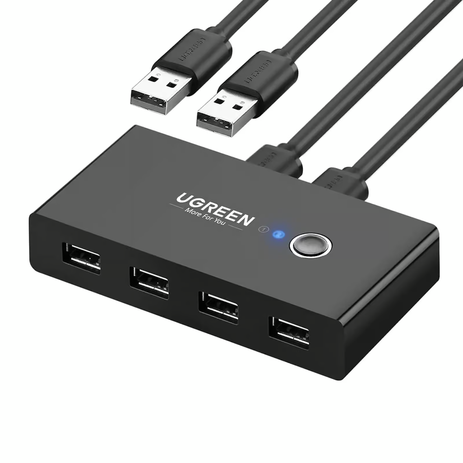 UGREEN 30767 USB 2.0 Switch 2 In 4 Output USB KVM Switch UGREEN 30767 2 In 4 Out USB 2.0 Sharing Switch Box - Image 1
