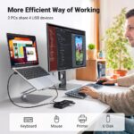UGREEN 30768 USB 3.0 2x4 Sharing Switch Selector Black - Image 9