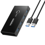 UGREEN 30768 USB 3.0 2x4 Sharing Switch Selector Black