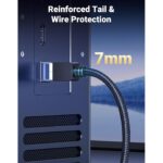 UGREEN 30795 Cat 8 Class F/FTP Round Ethernet Cable, Braided – 10m - Image 3
