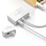 UGREEN 30843 Type C to HDMI+VGA Converter White - Image 2