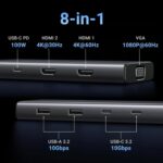 UGREEN 35588 8-in-1 USB C 4K Docking Station - Image 2