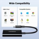 UGREEN 35622 USB-C 3.1 Card Reader For TF/SD Black - Image 8