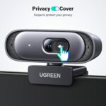 UGREEN 35626 2K USB Webcam – 30FPS (Silver) - Image 2