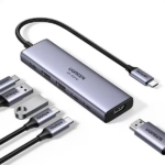 UGREEN 35999 USB-C Docking Station – HDMI 4K@60Hz, 2× USB-A, 2× USB-C, 10Gbps, PD - Image 2
