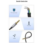 UGREEN 40675 3.5mm Audio Extension Cable, Braided – Male-to-Female, 2m (Black) - Image 11