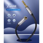UGREEN 40675 3.5mm Audio Extension Cable, Braided – Male-to-Female, 2m (Black) - Image 5