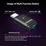 UGREEN 45008 USB-C Bluetooth 5.3 Audio Transmitter – aptX, for PC/PS5/Switch - Image 3