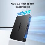 UGREEN 45167 USB-C /USB-A To TF/SD 3.0 + 2xUSB-A 3.0 Card Reader TF/SD 3.0 + 2xUSB-A 3.0 - Image 3