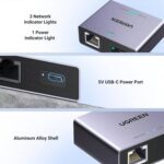 UGREEN 45311 Gigabit Ethernet Splitter 1 to 2 1pcs/bag - Image 5