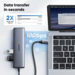 UGREEN 45320 USB-C Docking Station – 2× USB-A, 2× USB-C, Gigabit LAN, PD - Image 3