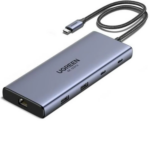 UGREEN 45380 USB-C Docking Station – 2× HDMI 4K@60Hz, 2× USB-A, 2× USB-C, Gigabit LAN, SD/TF, PD - Image 2