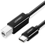 UGREEN 50446 USB-C to USB-B 2.0 Printer Cable – 2m (Black)