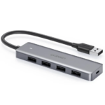 UGREEN 50985 USB 3.0 4-Port Hub – Metallic Finish, 0.15m Cable - Image 2